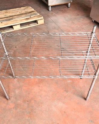 scaffale in acciaio cromato usato