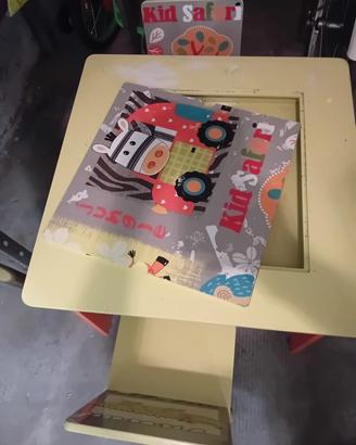 tavolino con sedie per bambino 