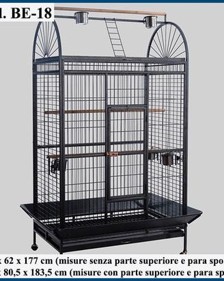 VOLIERA Cod.BE-18 BLACK