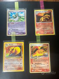 Lotto 4 carte Pokémon Vintage Olografiche