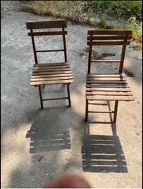 Seggiole per esterni pieghevoli