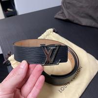 Cintura pelle nera donna louis vuitton