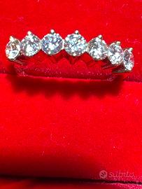 riviere  oro diamanti 1 kt