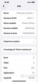 Iphone 14 plus 128 gb blu