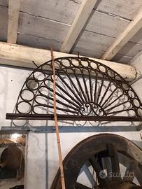 Inferriata ferro battuto 150x70 n*3 disp +Incudine