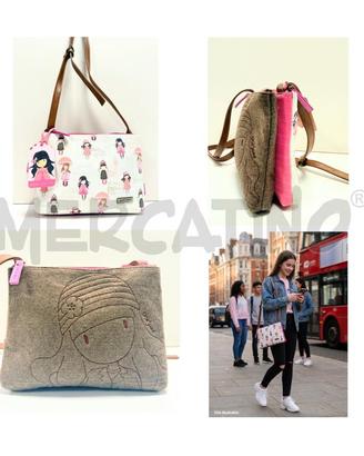 BORSA D SANTORO BIANCA ROSA/MARR TRACOLLA NUOVA