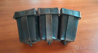 WW2 giberna Mauser tedesca k98 no elmetto