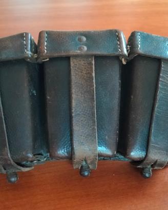 WW2 giberna Mauser tedesca k98 no elmetto