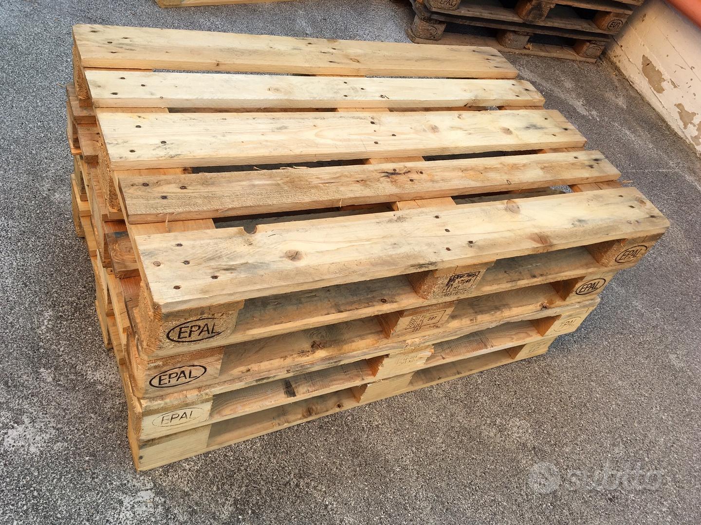 EUR - EPAL Bancali Pallet in legno 120 X 80 - Giardino e Fai da te
