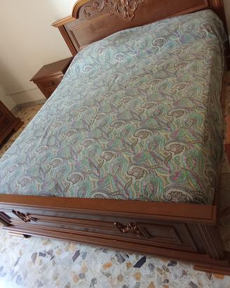 Copriletto matrimoniale anni 80 paisley