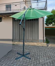 2 ombrelloni da giardino terrazza, grande diametro