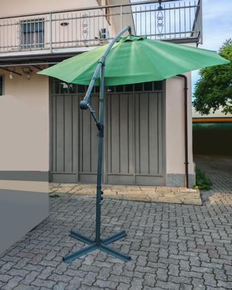 2 ombrelloni da giardino terrazza, grande diametro