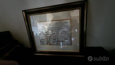 quadro bassorilievo 70 x 60 circa