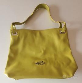 Borsa Braccialini verde lime, doppia texture nuova