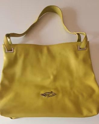 Borsa Braccialini verde lime, doppia texture nuova