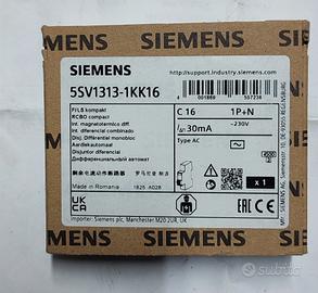 differenziale Siemens c16 tipe AC 
