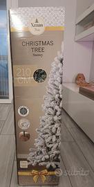 Albero di Natale innevato 210cm 