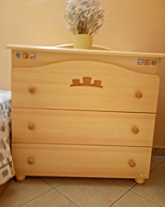 Cassettiera legno MIBB