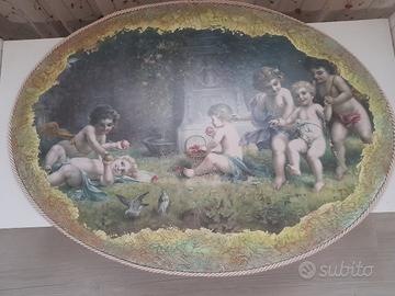 Quadro in stampa e  rifiniture in decupage