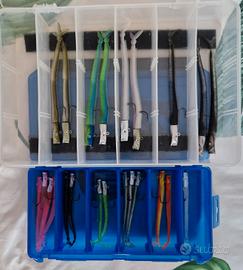 PESCA SPINNING 31 GOMME + 15 Code + 3 scatole