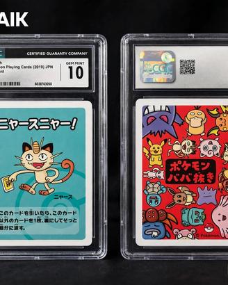 Meowth CGC 10 Old Maid 2019 JPN