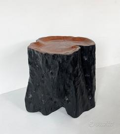 Tavolino side-table tronco d'albero