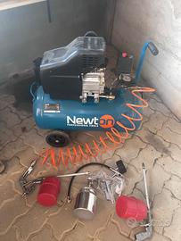 Compressore professionale 50 litri con accessori