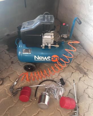 Compressore professionale 50 litri con accessori