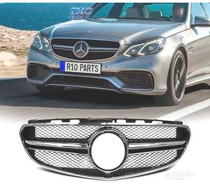 GRIGLIA MERCEDES CLASSE E W212 13-16 LOOK AMG NERO