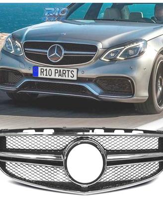 GRIGLIA MERCEDES CLASSE E W212 13-16 LOOK AMG NERO
