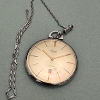 OROLOGIO DA TASCHINO VINTAGE IN ACCIAIO