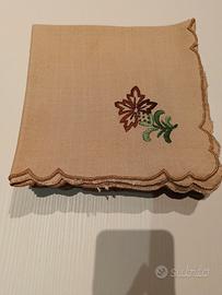 tovaglioli ricamati vintage