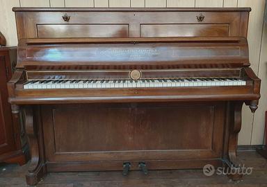 PIANOFORTE VERTICALE METÀ OTTOCENTO, AD USO MOBILE