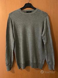 Pullover a girovollo Candida Uomo Grigio Tg M