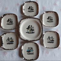 Piatti Suisse Langenthal SWISSAIR primi anni '60