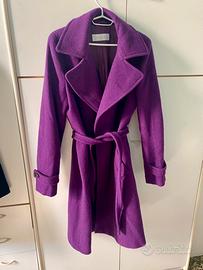 Cappotto Intrend di lana viola