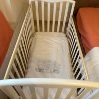 Culla Pali in legno bianca