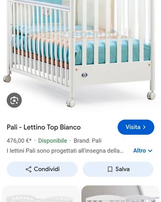 culla Pali bianca 