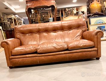 Divano Frau vera pelle vintage