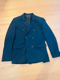 Blazer blu doppiopetto uomo Zara