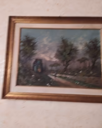 Quadro olio su tela