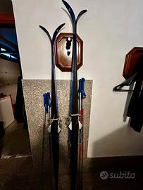 2 paia di sci da fondo vintage