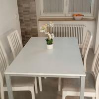 Tavolo + 3 sedie+ tavolo quadrato allungabile ikea