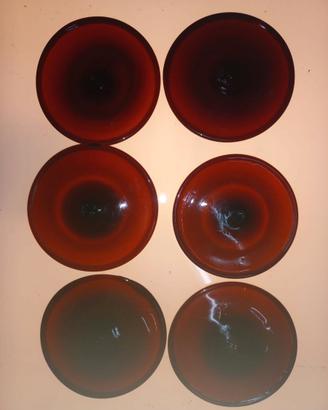 6 vetri antichi artigianali - Murano glass rondels
