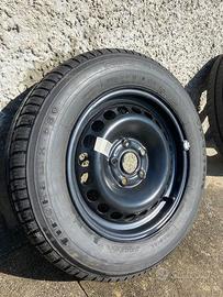 cerchio in ferro 6Jx15 H2 con gomma nuova195/65/15