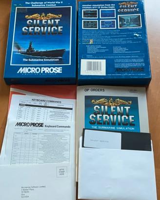 Silent Service Big Box PC-MS-DOS (MicroProse)