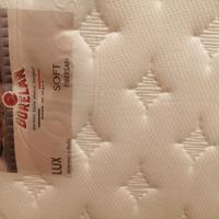 rete doghe e materasso  letto