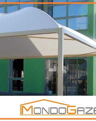 Gazebo 4x6 SUN PLUVIO certificato con grondaia