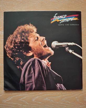 Franco Simone Gente che conosco LP vinile, 1982