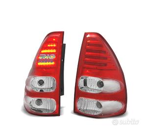 FANALI PER TOYOTA LAND CRUISER FJ120 03-08 LED ROS